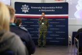 Szkolenie uczniów klasy pierwszej Oddziału o profilu mundurowym